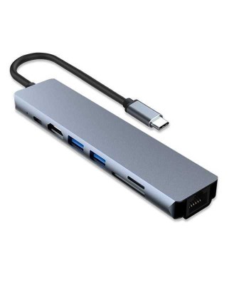 Cablu adaptor USB TYPE C - HDMI 4K/2K + 2x USB3.0 + USB TYPE C 100W foto