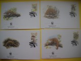 HOPCT PLIC FDC S NR 251 SET 4 FDC FAUNA-PANGOLIN MACAO-CHINA