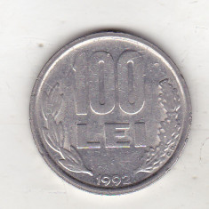 bnk mnd Romania 100 lei 1992 , varianta 2