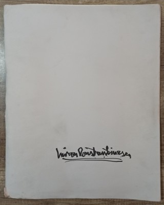 Mapa grafica Miron Constantinescu, tipar inalt, 1994 foto
