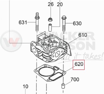 Garnitura chiuloasa mai compactor Wacker WM 100, Robin EH 10 foto