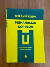 Psihoterapie | Psihologie | Melanie Klein - Psihanaliza copiilor