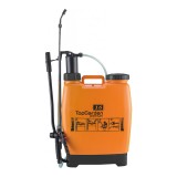 Pulverizator de gradina Top Garden, 16 l, extensie otel inoxidabil, piston fix, Portocaliu