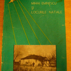 myh 418s - Victor Craciun - Mihai Eminescu si locurile natale - ed 1971