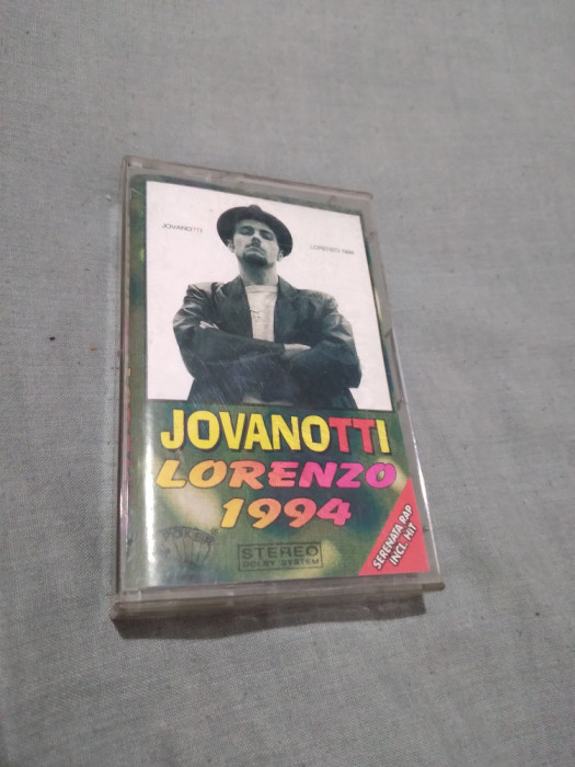 CASETA AUDIO JOVANOTTI -LORENZO 1994 RARA!!!!ORIGINALA