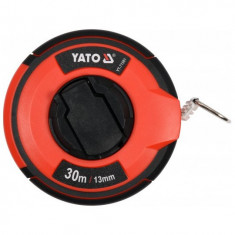 YATO Ruleta cu banda de otel 30m x 13mm