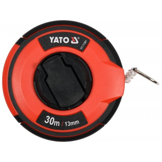 YATO Ruleta cu banda de otel 30m x 13mm