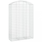 Cumpara ieftin Cos gabion arcuit, 150x50x220/240 cm, fier galvanizat