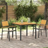 VidaXL Scaun pentru Grădină 2 pcs Maro 56 x 57 x 87cm