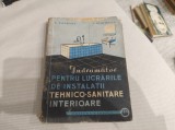 &Icirc;ndrumător pentru lucrările de instalații tehnico-sanitare interioare. N. Niculescu și L. Dumitrescu