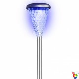 Cumpara ieftin Lampa solara LED RGB, cristal, H 36 cm, D 8 cm, HOFF