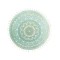Perna decorativa, 40x10 cm, Verde cu franjuri, Poliester/Bumbac, ATU-083901