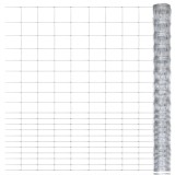 Cumpara ieftin Gard de grădină, argintiu, 50x1,6 m, oțel galvanizat