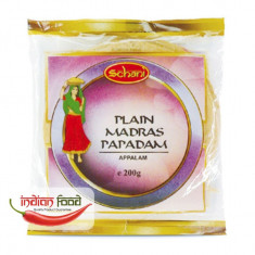 Schani Papad Madras Plain 6&amp;quot; (Snacks Indian din Linte Neagra Urid zona Madras)... foto