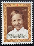 Liechtenstein &ndash; Prințul Wenzel &ndash; timbru comemorativ 1970, 1 Fr., stare excelentă