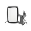 Oglinda exterioara Mercedes Sprinter 208-416 1995-2006 partea stanga View Max crom asferica carcasa neagra reglare manuala fara incalzire, model Scurt
