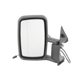 Oglinda exterioara Mercedes Sprinter 208-416 01.1995-2006 partea stanga View Max crom asferica carcasa neagra reglare manuala fara incalzire, model S