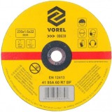 Disc pentru debitat metale, Vorel 08639, dimensiune 230x22x1.6mm