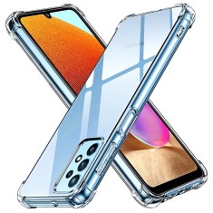 Husa Samsung Galaxy A32 4G Asteroid GSM Shockproof Clear Silicone, transparenta