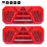2 x LED Lumini Spate Dynamic Intermitente Pentru Camion Remorca 12v 24v E9