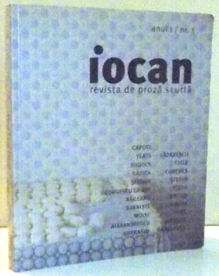 IOCAN, REVISTA DE PROZA SCURTA, ANUL I, NR. I foto