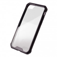 Husa de protectie UreParts Acrylic pentru iPhone SE 2 / 8 / 7, Clear/Black foto