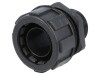 Conectori finali drepti LAPP M25 IP65 Poliamida, Negru, Montaj Tub 22mm, -50/+135 C, SILVYN-MPC-M25