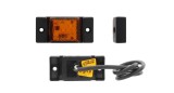 Lampa gabarit Universal, 24V,73x33x17mm, galben, omologare ECE, suport surub, , Stanga, Dreapta