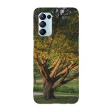 Husa compatibila cu Oppo A74 5G model Elm tree, Silicon, TPU, Viceversa, Transparent, Carcasa