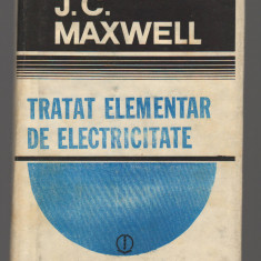 C9514 TRATAT ELEMENTAR DE ELECTRICITATE - J.C. MAXWELL