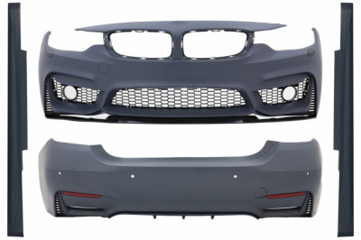 Pachet Exterior compatibil cu BMW Seria 4 F32 F33 (2013-up) M4 Design Coupe Cabrio Fara Proiectoare CBBMF32M4DOWF foto