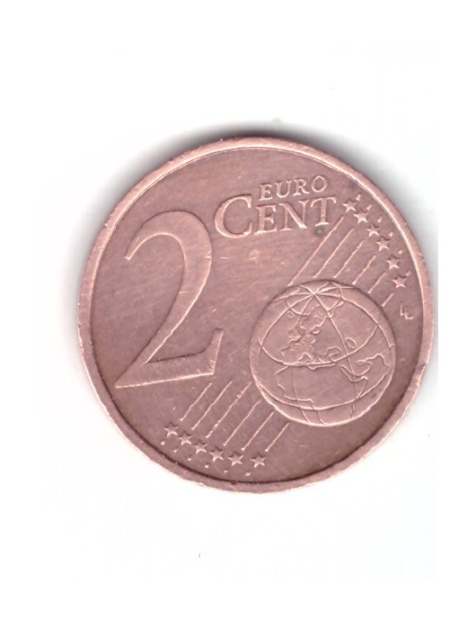 Moneda Slovenia 2 cents/centi 2009, stare buna, curata