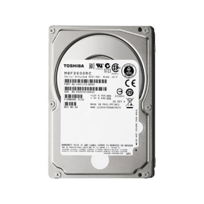 Hard Disk Server 600GB SAS SFF 2.5&amp;quot; 6Gbps 10K - Toshiba MBF2600RC foto