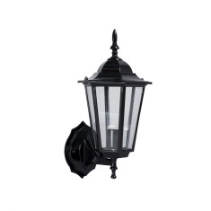 Lampa Gradina Corona Negru 1xE27 60W foto