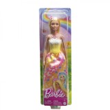 Barbie Papusa Barbie Cu Parul Blond Si Galben, BARBIE - Dreamtopia