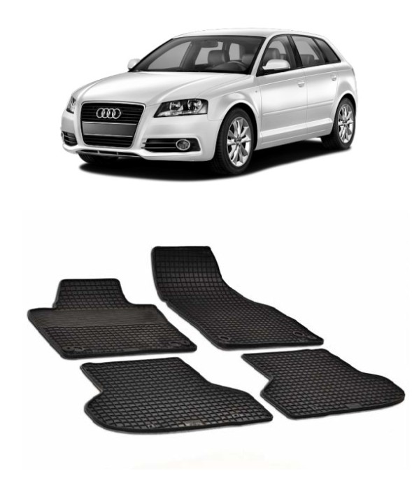 Set covorase auto cauciuc Audi A3 (2003-2009)