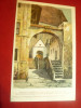 Ilustrata Sighisoara - Intrarea in Manastire- dupa acuarela- Ed.Soc S.Hann, Necirculata, Printata
