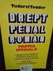 Tudorel Toader - Drept penal roman. Partea speciala (Editia: 1999) foto
