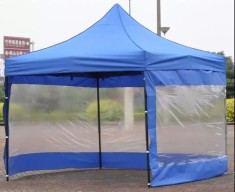 prelata pt pavilion cort 3x3 nou pliabil 2.9x2.9 cauciucata foto