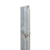 Bara metalica profil T pentru impamantare gard electric, galvanizata, rezistenta coroziune