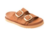 Papuci GRYXX maro, 452254, din piele intoarsa