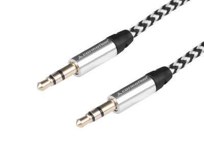 Cablu Audio 300 Cm, Microfibră &amp;icirc;mpletită, Jack&amp;amp;gt; Jack (aux 3.5mm) Carmotion 86558 foto