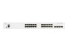 Switch Cisco CBS250-24T-4G-EU Smart, 24 Porturi Gigabit Ethernet, 4x1G SFP, L2/L3, PoE, Montare Rack