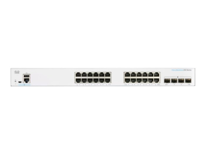 Cisco CBS250-24T-4G-EU Smart 24-port GE, 4x1G SFP