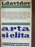 Arta si elita- I. Davidov