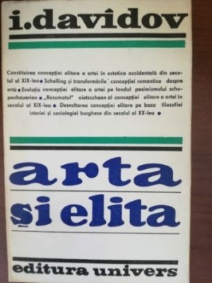 Arta si elita- I. Davidov foto