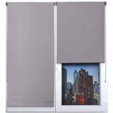 Rulou Blackout 150X180 Cm &ndash; Gri Compoziție Polyester + Pvc | Jaluzele