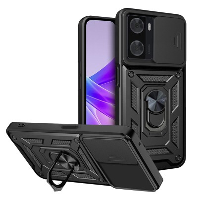 Husa Oppo A57 4G protectie camera Techsuit CamShield Series, negru foto