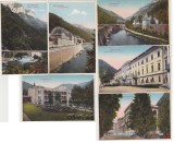 CP Baile Herculane 6 vederi Cascada, Baia Regina Maria, Hotel Carol, Ferdinand