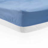 Cumpara ieftin Cearceaf de pat cu elastic Heinner Home, 160x200 cm, bumbac, albastru